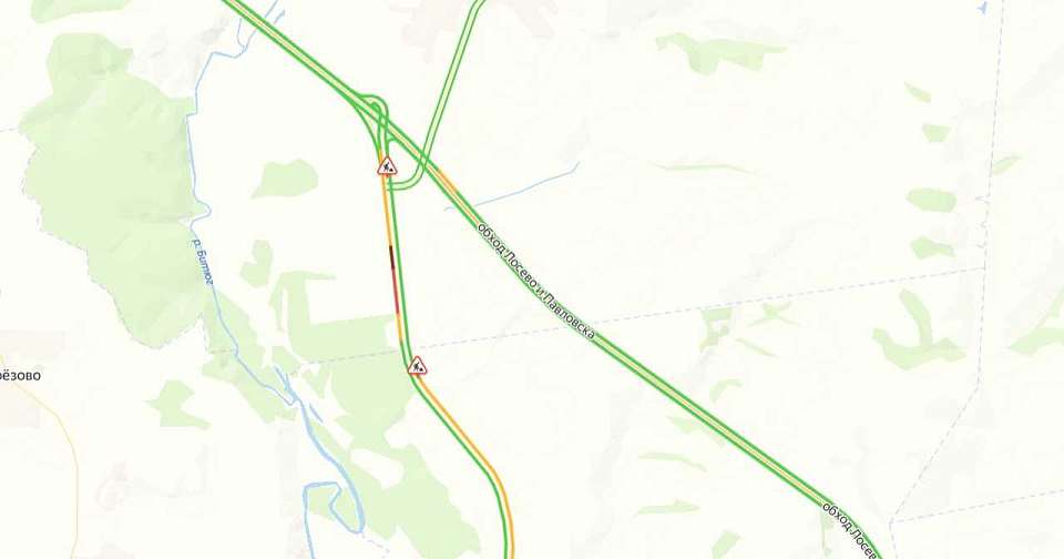 Пробка образовалась на трассе М-4 «Дон» в Воронежской области