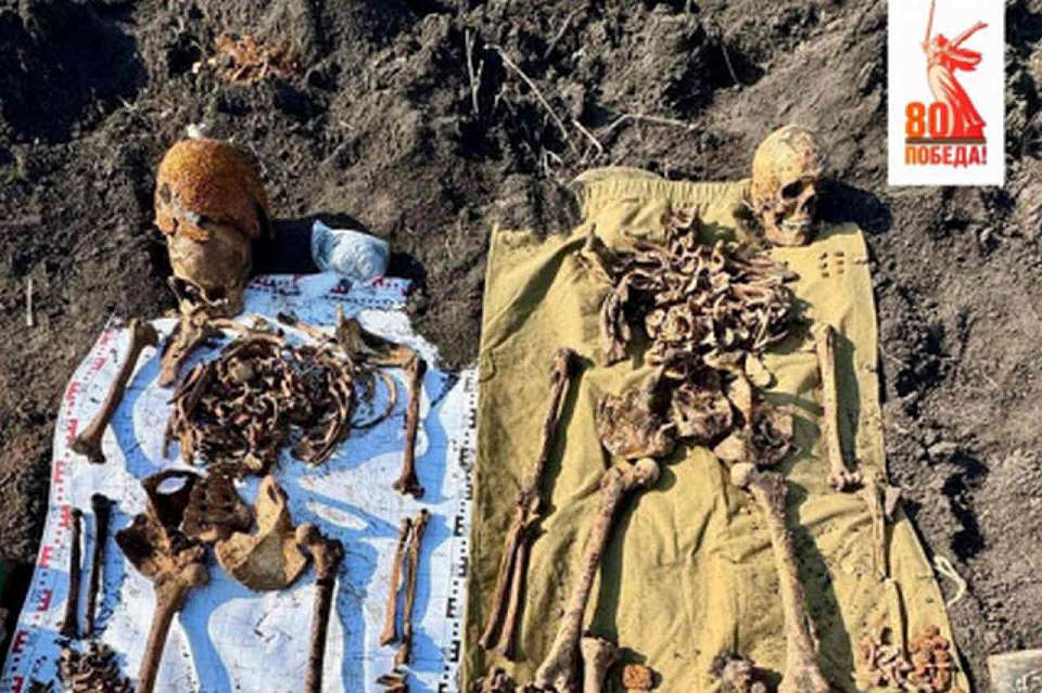 Останки двоих красноармейцев нашли под Воронежем