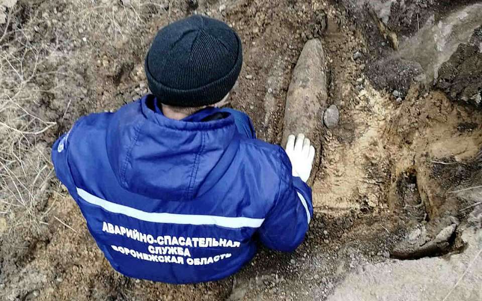 Взорвали два снаряда под Воронежем