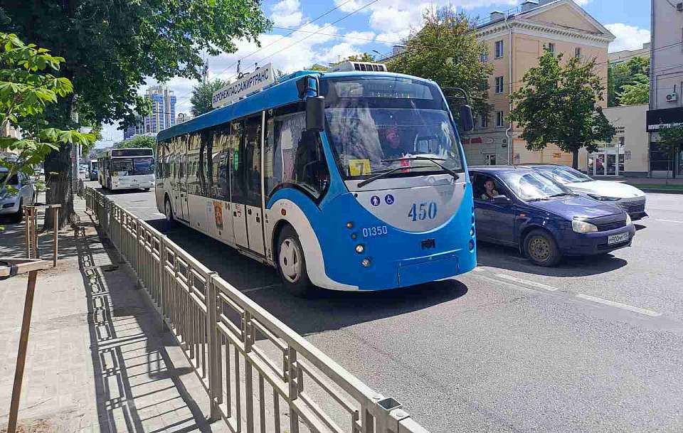 В Воронеже приостановили движение двух троллейбусов