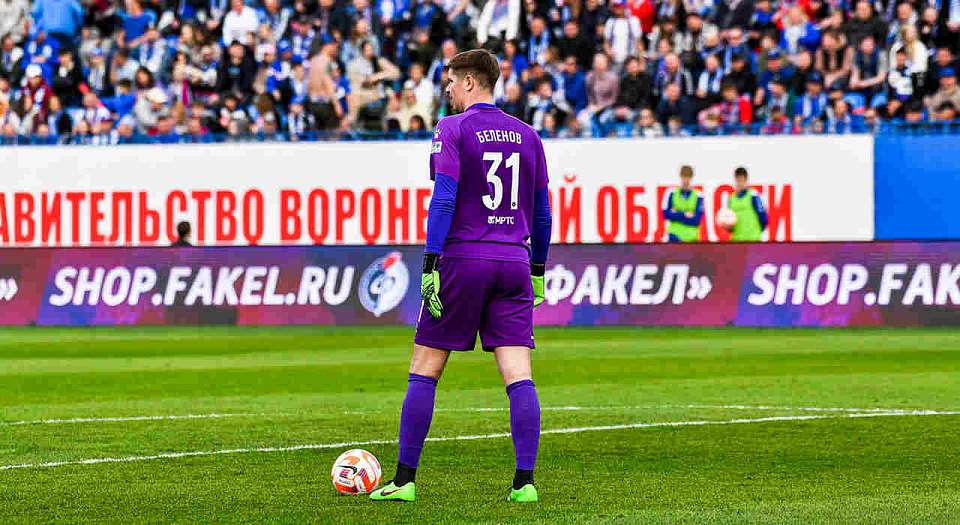 Александр Беленов признан лучшим игроком воронежского «Факела» в апреле