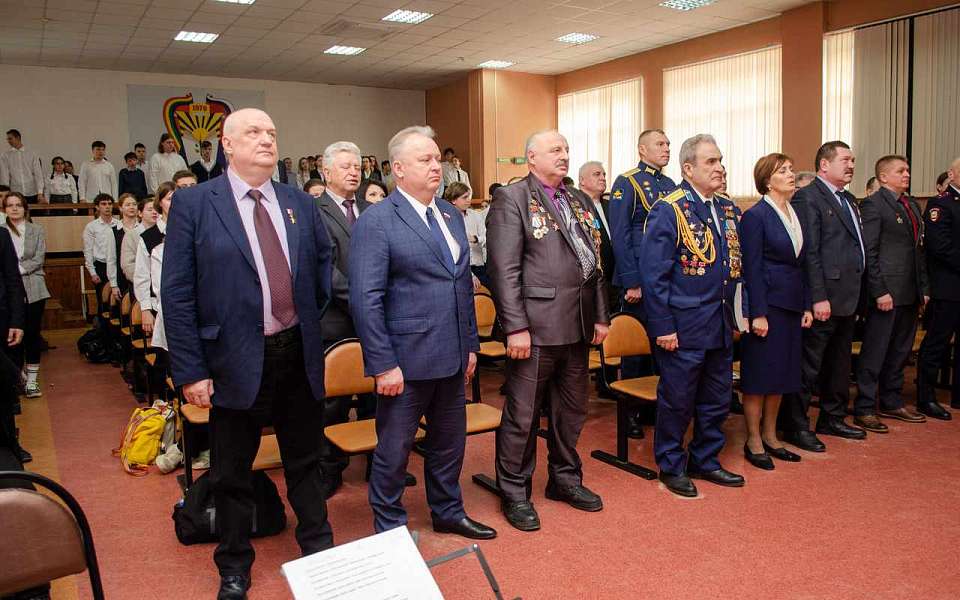 Чествование ветеранов состоялось в воронежской гимназии