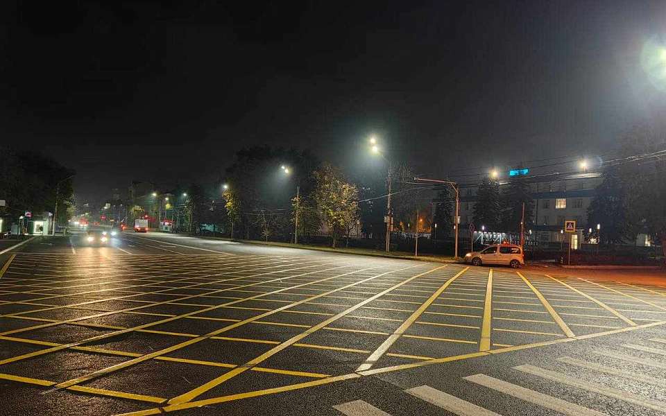 Еще одна вафельная разметка появилась в Воронеже