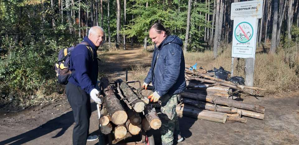 В Коминтерновском районе Воронежа прошел массовый субботник