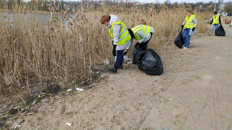 В Ленинском районе Воронежа на субботник вышли более 7 тыс. человек