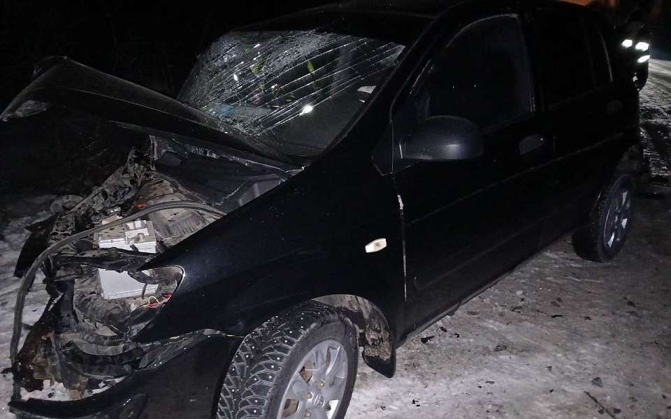 Пять человек пострадали в лобовом ДТП на заснеженной трассе в Воронежской области