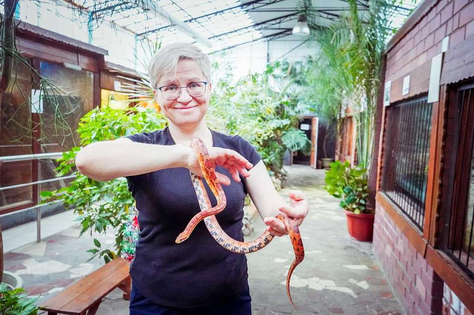 Символ года. Какие змеи живут в Воронежском зоопарке