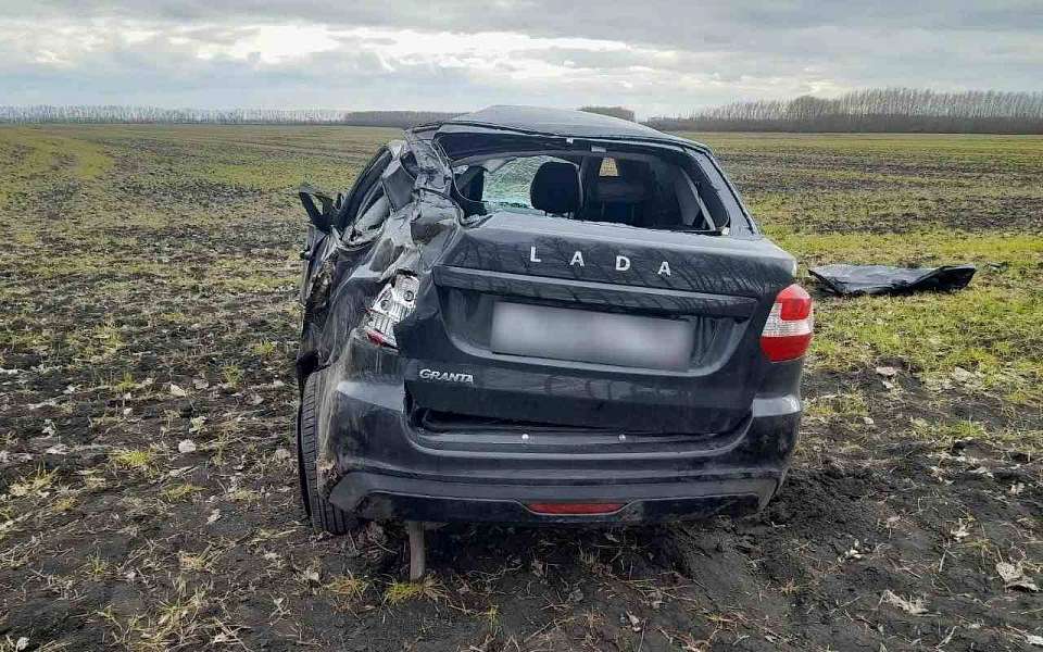 Водитель «Лады» умер в кювете после ДТП в Воронежской области