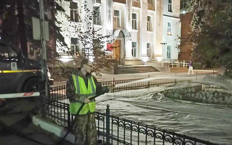 В Ленинском районе стремятся к созданию оазиса зелени в центре города