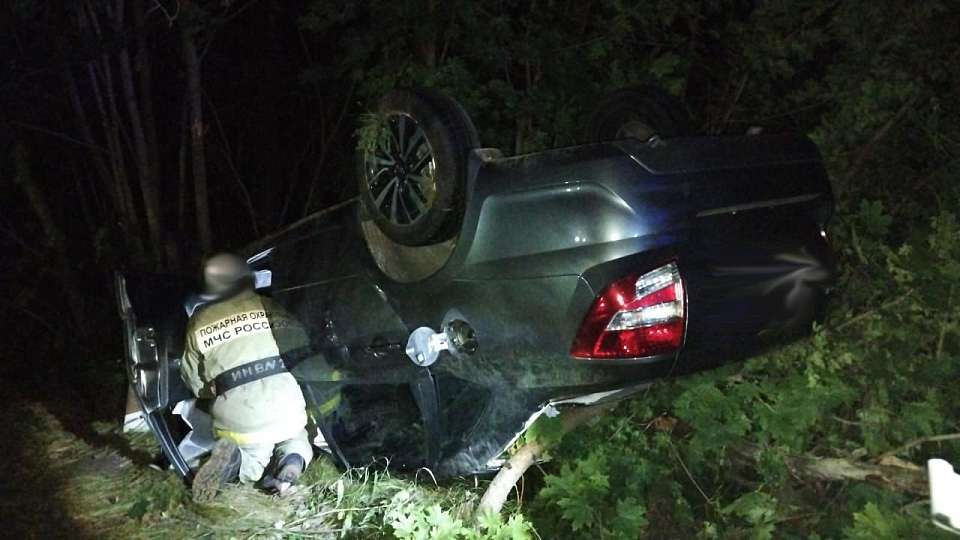 Жители Самарской области разбились в перевернувшейся «Ладе» на воронежской трассе