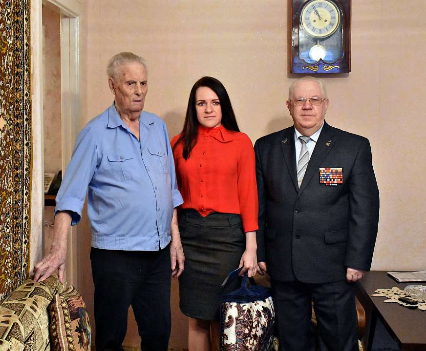 В Ленинском районе поздравили защитников Воронежа