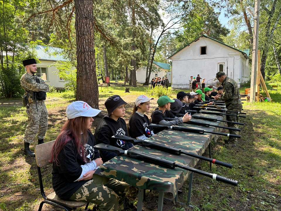 В оборонно – спортивном лагере «Отечество» прошли соревнования «Вихрь»