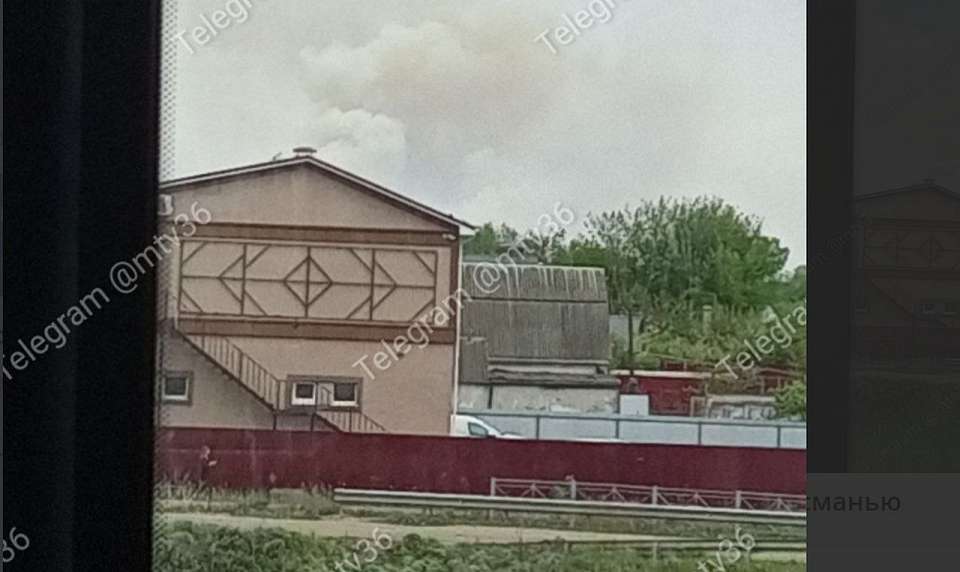 Под Воронежем быстро распространился пожар