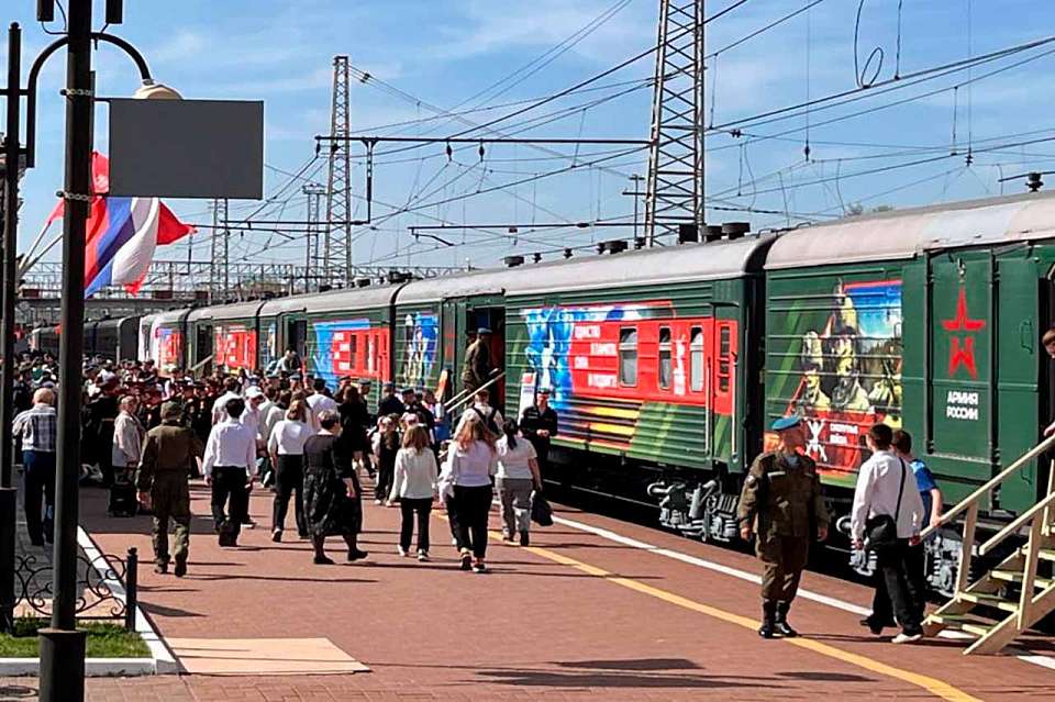 В Воронеж прибудет уникальный поезд-музей Минобороны