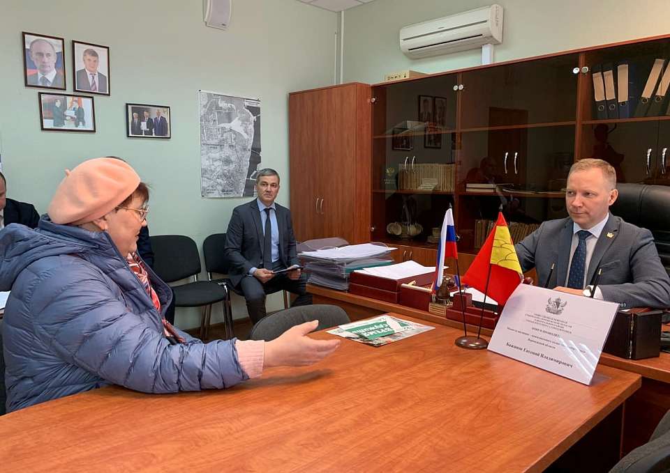 В управе Центрального района состоялся прием граждан 