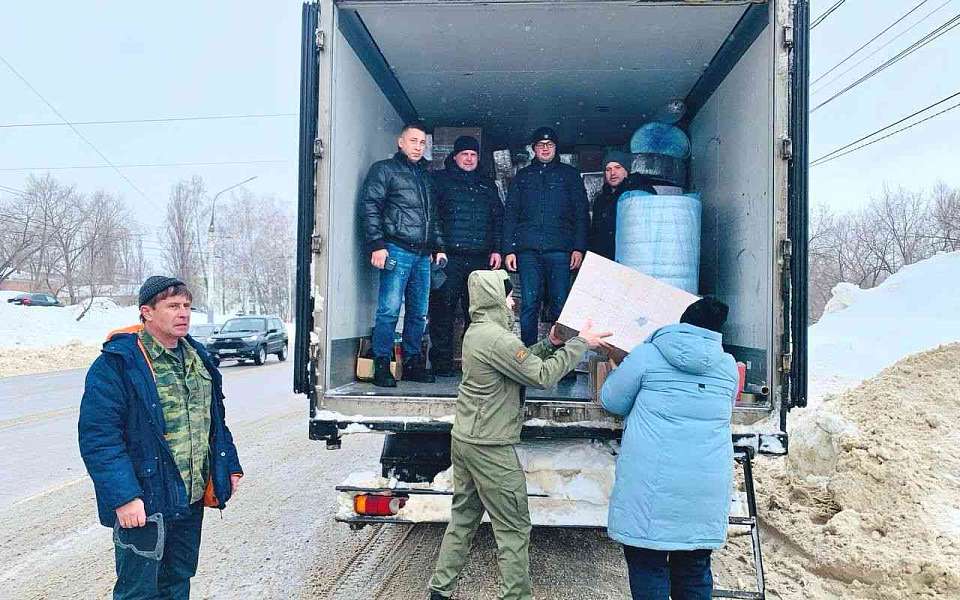 Помощь бойцам СВО передали воронежцы