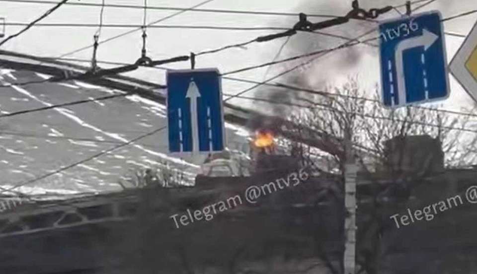 Нагрев битума на крыше цирка воронежцы приняли за пожар