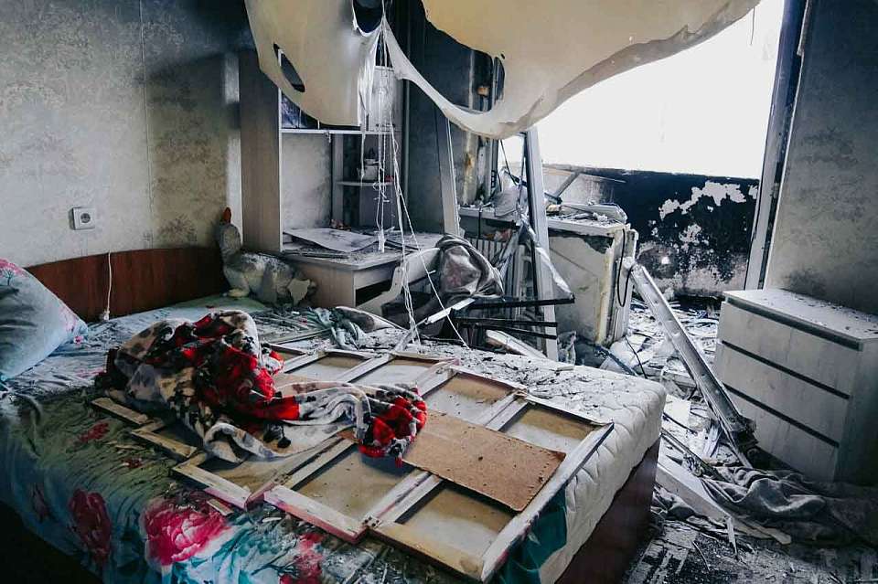 Предварительный ущерб от ночной атаки БПЛА назвал мэр Воронежа