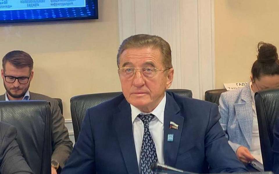 Сенатор Лукин призвал Правительство РФ поддержать модернизацию очистных сооружений в Воронежской области