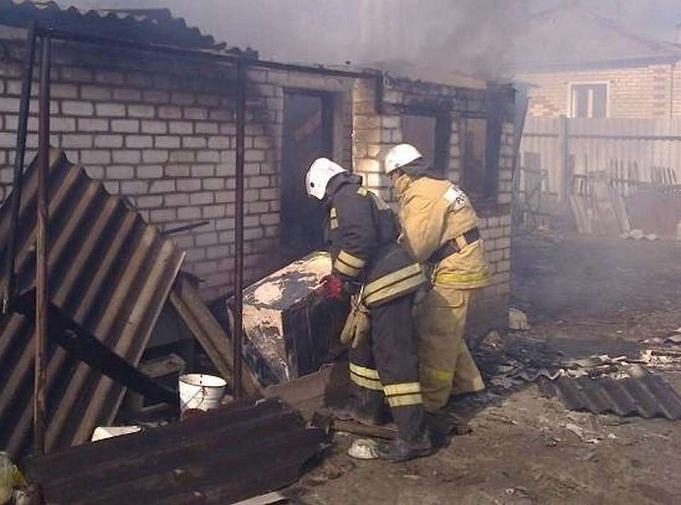 Столб чёрного дыма в Шилово напугал воронежцев