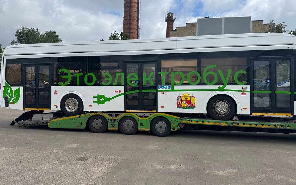 Первый электробус вышел на линию в Воронеже