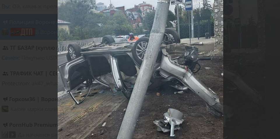 В аварии в Воронеже пострадал 22-летний житель Липецкой области