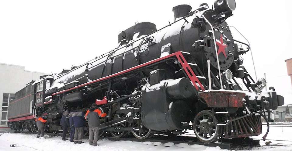 Исторический памятник-паровоз «Феликс Дзержинский» реставрируют в Воронеже