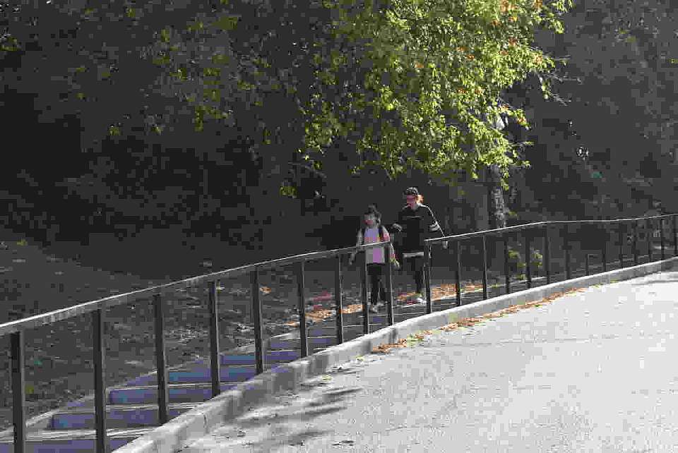 Нагорную лестницу на улице Кавалерийской отремонтировали в Воронеже 