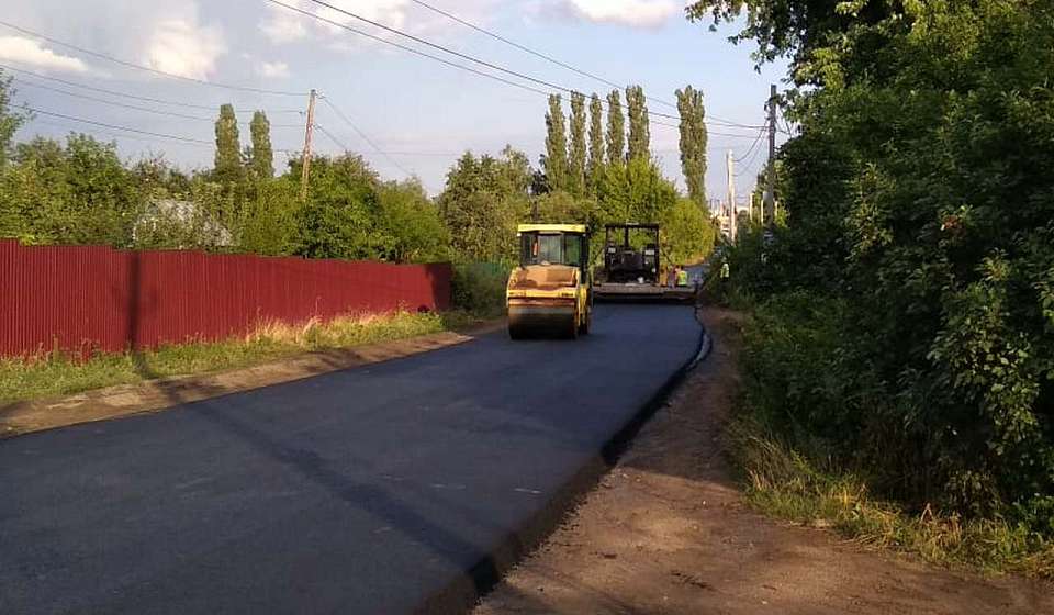 В 2026-м году будут заасфальтированы 394 улицы частного сектора Воронежа