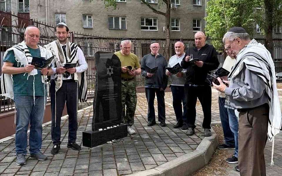 Воронежские евреи почтили память погибших за Победу советских солдат 