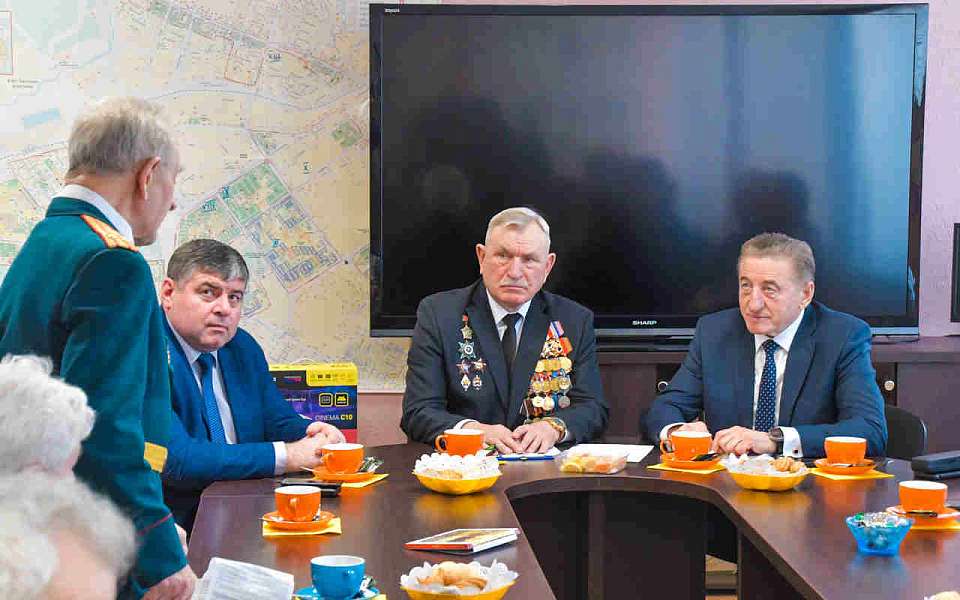 Сергей Лукин поддержал деятельность общественной организации ветеранов Советского района Воронежа