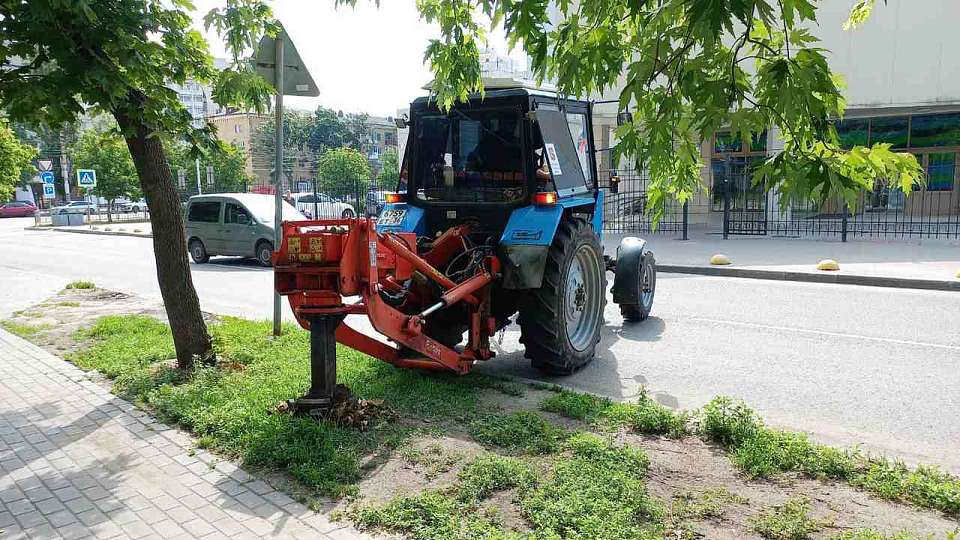 В Ленинском районе ликвидируют пни