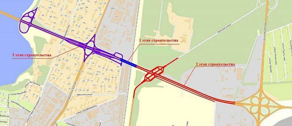 К завершению строительства Остужевской развязки приступают в Воронеже