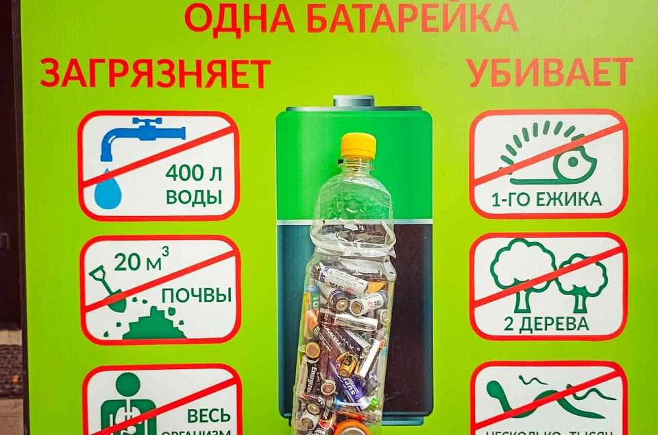 Акцию по сбору отработанных батареек анонсировал мэр Воронежа Сергей Петрин