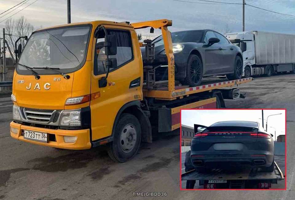 За неоплаченные штрафы премиальную иномарку отправили на спецстоянку