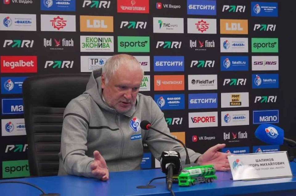 Вопрос об увольнении Шалимова рассматривает «Факел»