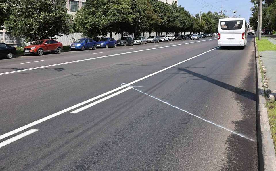 Новые выделенные полосы для общественного транспорта появляются в Воронеже