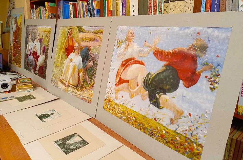 Юбилей известного художника Виктора Донского отметили в Коминтерновском районе Воронежа