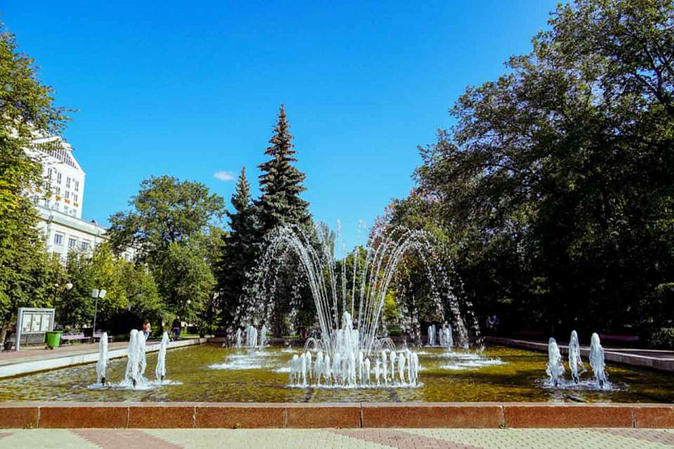 Сезон фонтанов стартовал 1 мая в Воронеже