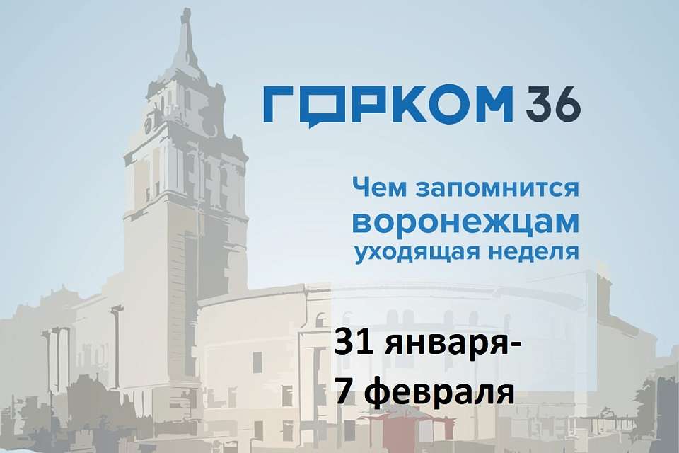 Чем запомнилась в Воронеже неделя с 31 января по 7 февраля