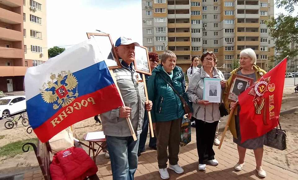           В Коминтерновском районе массово отметили юбилей Победы