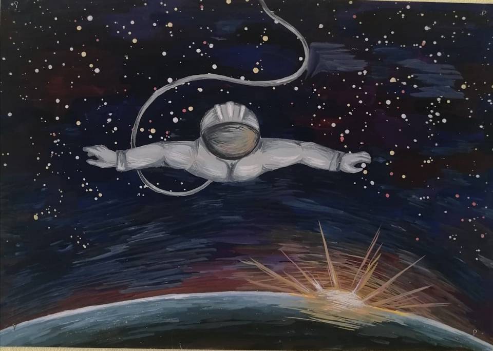 В Ленинском районе Воронежа определили победителей космического конкурса художников