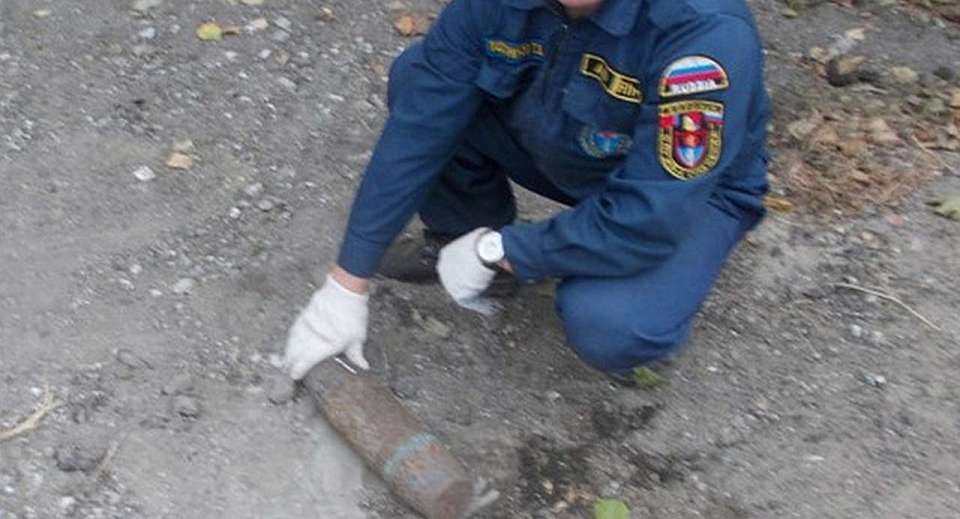 Миномётную мину успешно уничтожили под Воронежем